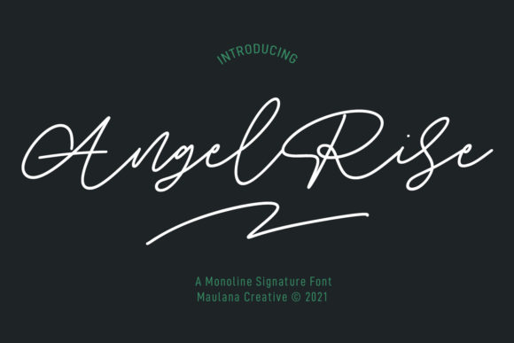 Angel Rise: A Timeless Handwritten Font for Editorial Design