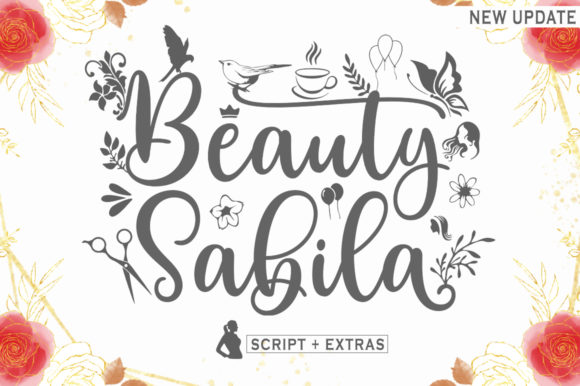 Beauty Sabila: A Graceful Script Font for Elegant Branding