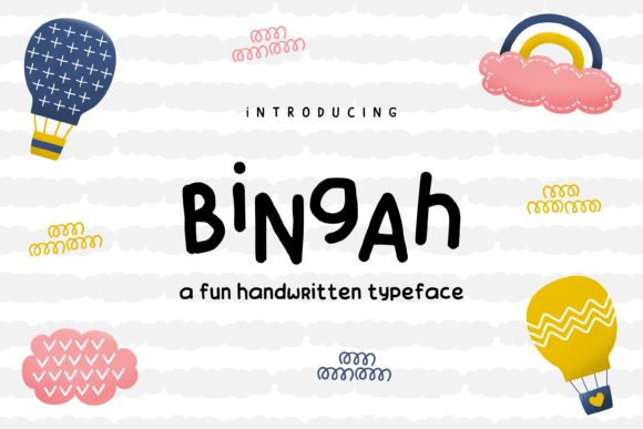 Bingah: A Charming Handwritten Font for Web Design