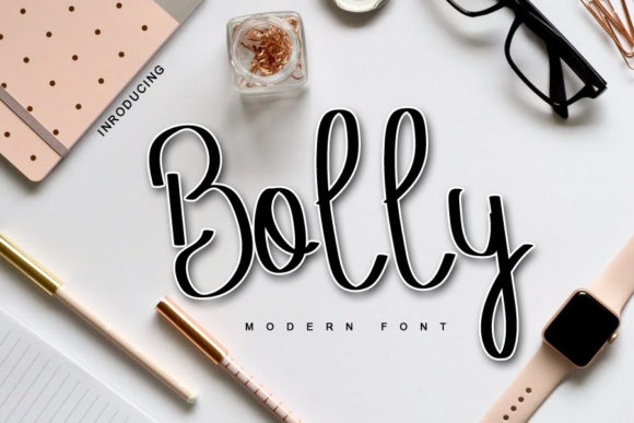 Bolly: A Script Font with Energetic Charm