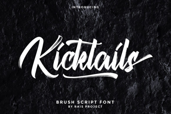 Boost Your Brand with Kicktails: A Versatile Handwritten Font
