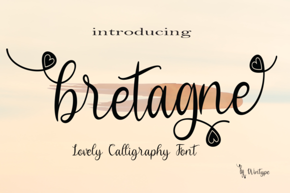 Bretagne: A Handwritten Font for Elegant Web Design
