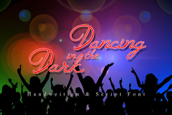 Bring Charm to Your Creations with Dancing in the Dark Font