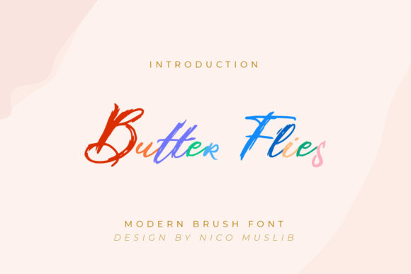 Butter Flies: A Handwritten Font for Polished Branding