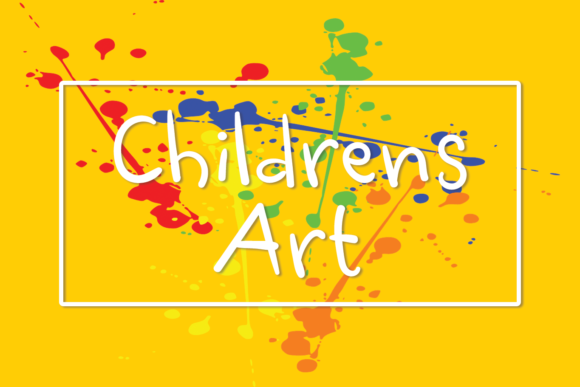 Childrens Art: A Whimsical Handwritten Font for Crafters