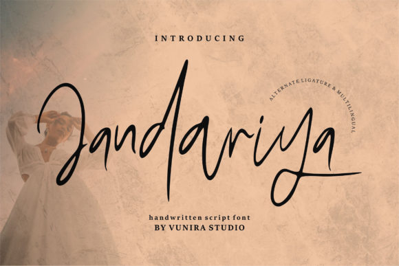 Elevate Your Craft with Jandariya: A Classy Script Font