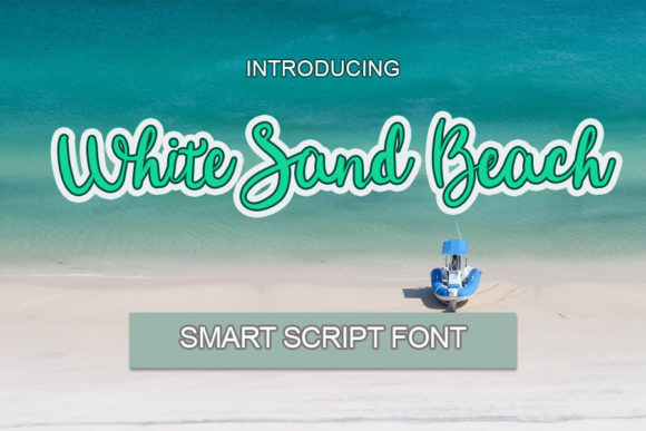 Elevate Your Craft with White Sand Beach Font