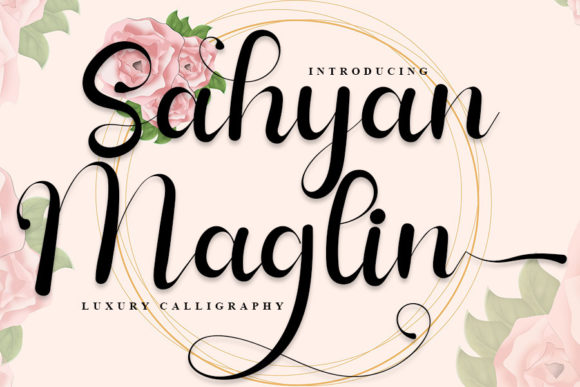 Elevate Your Editorial Design with Sahyan Maglin Font
