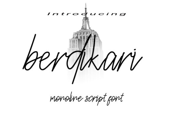 Enhance Your Brand with Berdikari: A Refined Script Font