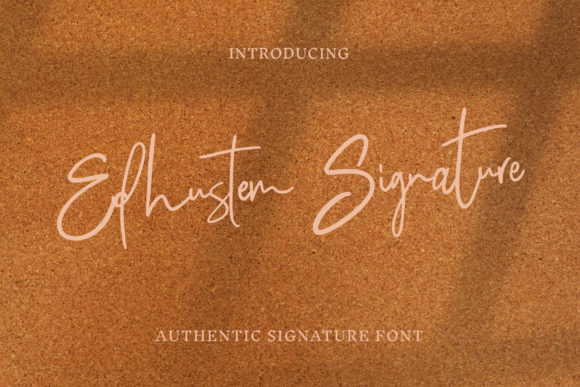 Enhance Your Brand with Edhustem Signature Font