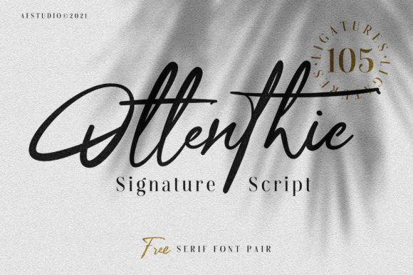 Enhance Your Brand with Ottenthic: A Stylish Script and Serif Font