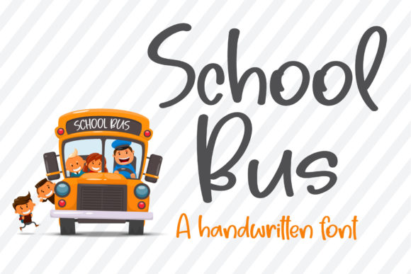 Enhance Your Brand with School Bus: A Friendly Handwritten Font