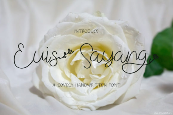 Euis Sayang: A Refined Script Font for Elegant Web Design