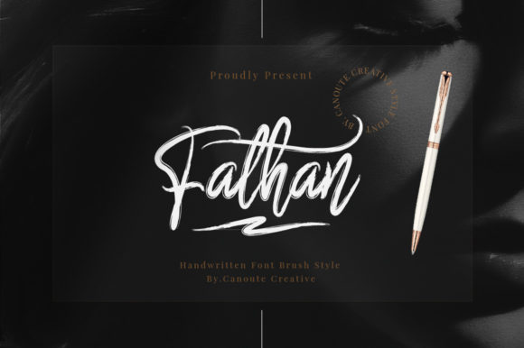 Exploring Fathan: A Handwritten Script Font for Elegant Branding
