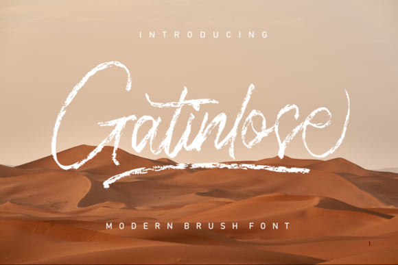 Gatinlose: A Modern Script Font for Elegant Branding