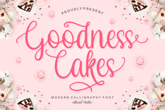 Goodness Cakes: Elevate Your Campaigns with This Elegant Script Font