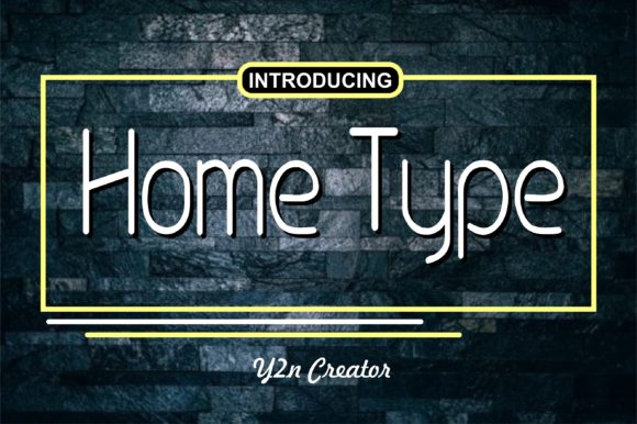 Home Type: A Clean Handwritten Font for Creative Projects