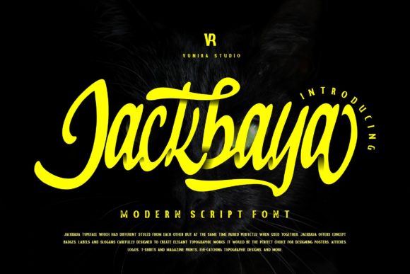 Jackbaya: A Refined Script Font for Elegant Web Design