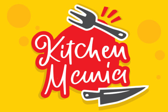 Kitchen Mania: A Sweet and Cursive Handwritten Font