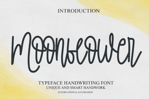 Moonflower: A Handwritten Font for Elegant Web Design