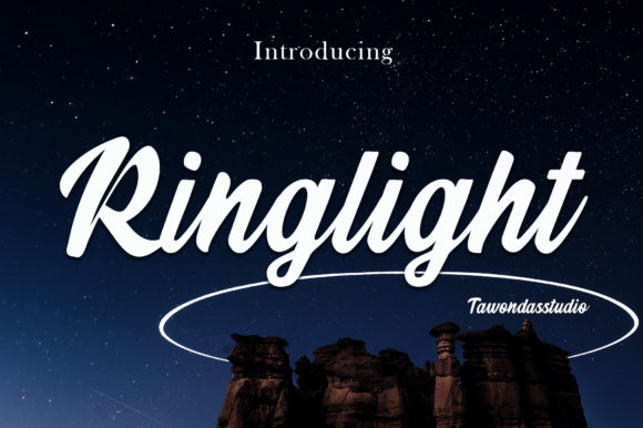 Ringlight: A Stylish Handwritten Font for Web Design