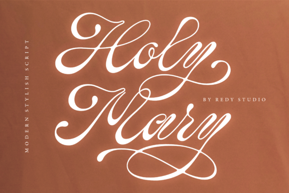 Transform Your Brand with Holy Mary Script Font