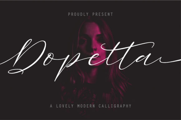 Unveiling Dopetta: A Handwritten Font for Elegant Branding