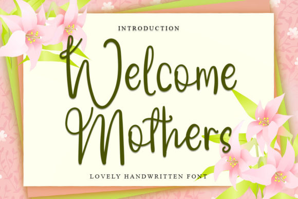 Welcome Mothers: A Delicate and Elegant Typeface for Web Design